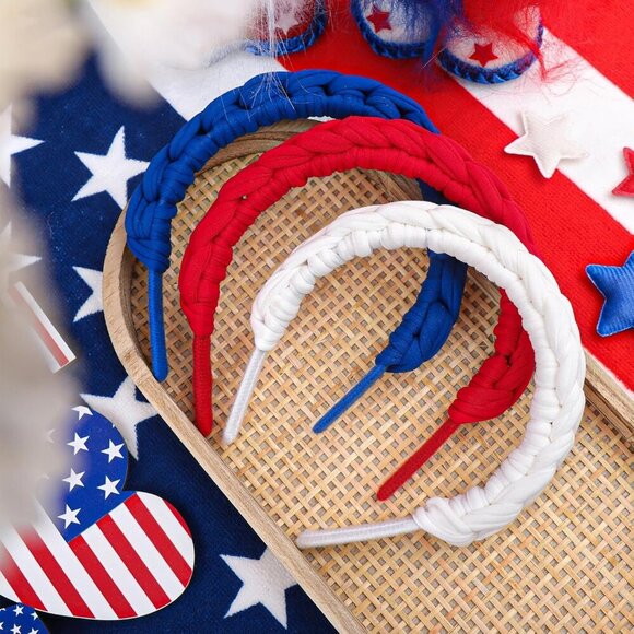 4th of July Headbands Girls Toddler Baby Teen Independence Day Hair Accessory main image 5